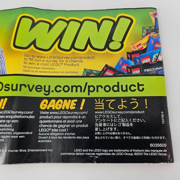 Lego Batman II DC Comics 76000 Manual Instruction Booklet ONLY No Bricks Figs - Picture 4 of 6